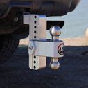 Weigh Safe 180-Degree Adjustable Trailer Hitch, Compatible with 2" Receivers, 8" Drop image number 2