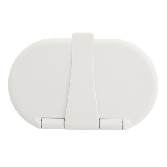 Trinidad Transom Shower Cold Only, Warm White Cup & Lid, Small Warm White Sprayer, 6' White Rubber Hose, Chrome Trinidad Handle image number 7
