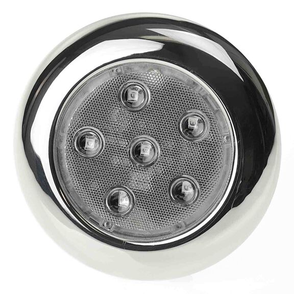Stainless Steel Surface-Mount 4" LED Light, White image number 0