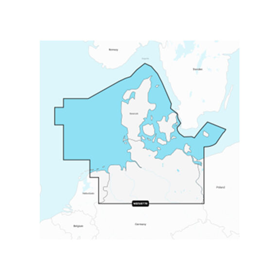 Navionics Platinum+ EU077R Denmark and Germany, North, Electronic Chart image number 0
