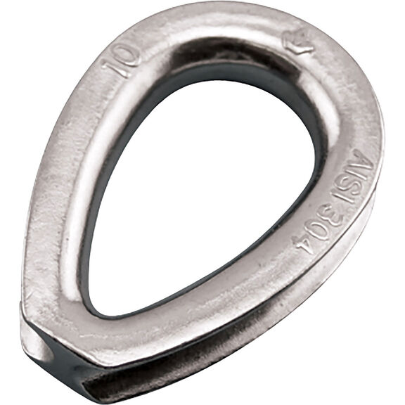 1" Stainless Steel Heavy Duty Thimble image number 0