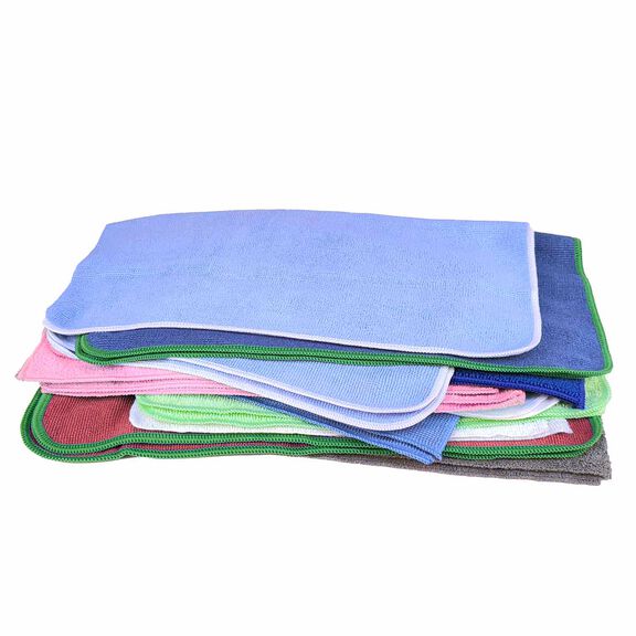 Assorted Microfiber Cleaning Cloths Super Value Pack image number 1