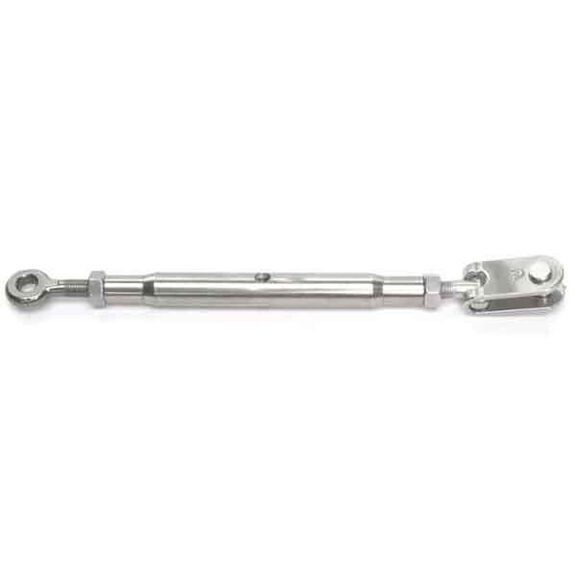 Tubular Turnbuckle Jaw to Eye for 5/16"-3/8" Wire, 5/8" Eye image number 0