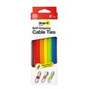 6" x 0.5" Self-Gripping Cable Ties, 30 Pack image number 0