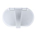 Aidack Transom Shower Hot/Cold Mixer, Chrome Cup & Lid, Small Chrome Sprayer, 6' Black Rubber Hose, Chrome Aidack Handle image number 8