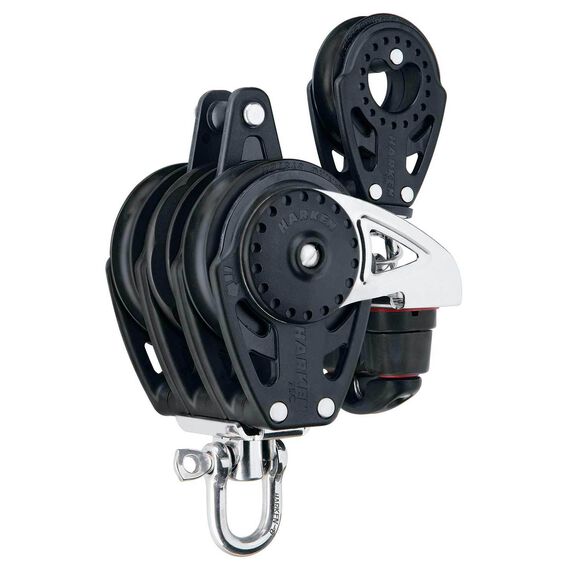 75mm Carbo Ratchamatic Triple Block with Becket and Cam with 57mm Attachment Block image number 0