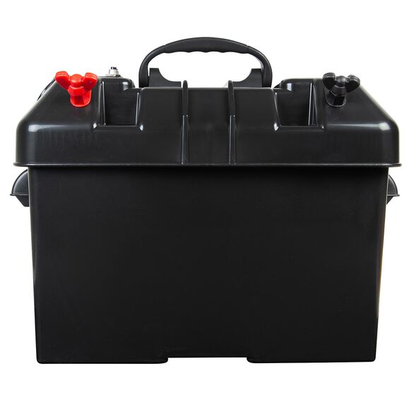 Trolling Motor Power Station Battery Box, Group 24 & 27 Battery Sizes, 2-Port USB, 12V Power Socket image number 3