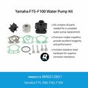 Quicksilver 8M6012801 Water Pump Kit - Yamaha F75-F100 image number 1