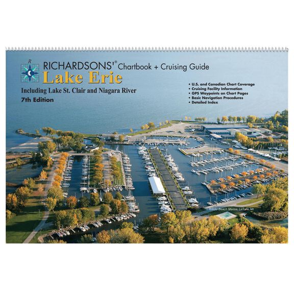 LE7WMDS Lake Erie Chartbook + Cruising Guide, 7th Edition image number 0