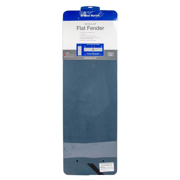 12" x 36" Modular Flat Fender, Gray image number 0