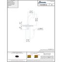Deck-Mount Sprayer Small Black Sprayer No Hook, 6' Black Rubber Hose, Ultra-Low Profile Holder image number 3