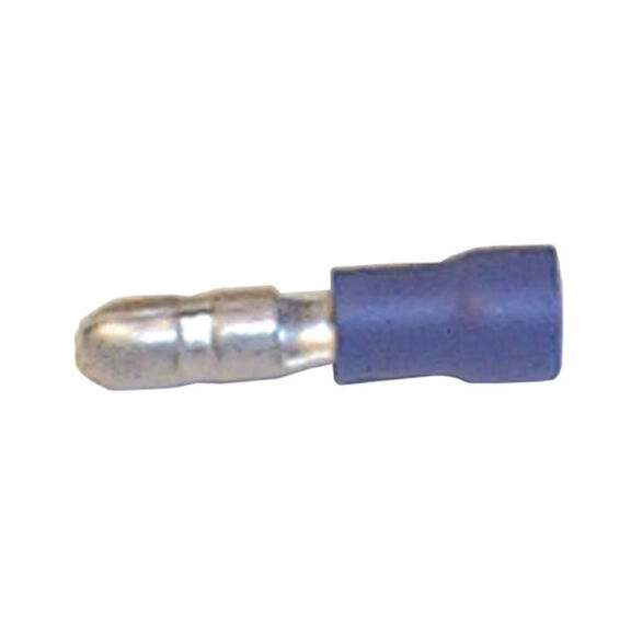 16-14 AWG Male Bullet Terminals, Blue, 100-Pack image number 0