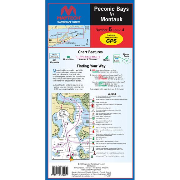 WPC006-04WMDS Peconic Bays to Montauk, 4th Edition image number 0