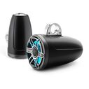 M6-880ETXv3-Sb-S-GmTi-i 8.8" Enclosed Marine Coaxial Speaker System, Satin Black, Gunmetal and Titanium Sport Grille with RGB LED Lighting image number 4