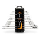 11 Piece SAE Combination Ratcheting Wrench Set image number 1