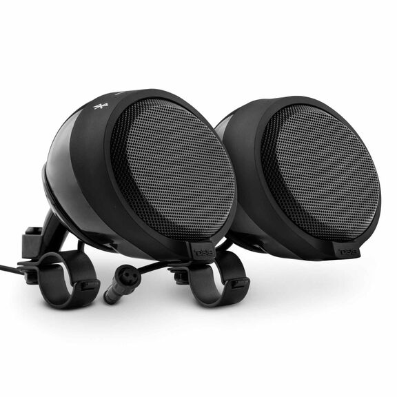 Amplified Handlebar-Mount Bluetooth Speakers for Motorcycles image number 0