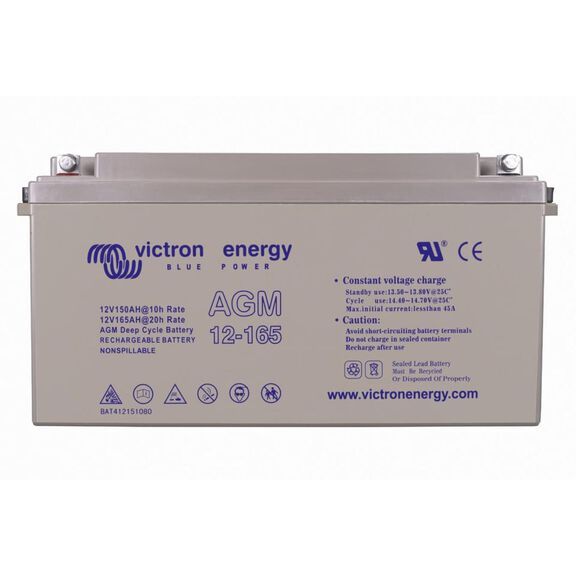 Victron Energy 12V/165Ah AGM Deep Cycle Battery image number 0