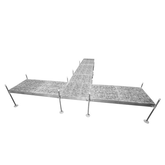 T-Shaped Aluminum with Terrazzo Decking Complete Dock Packages image number 1