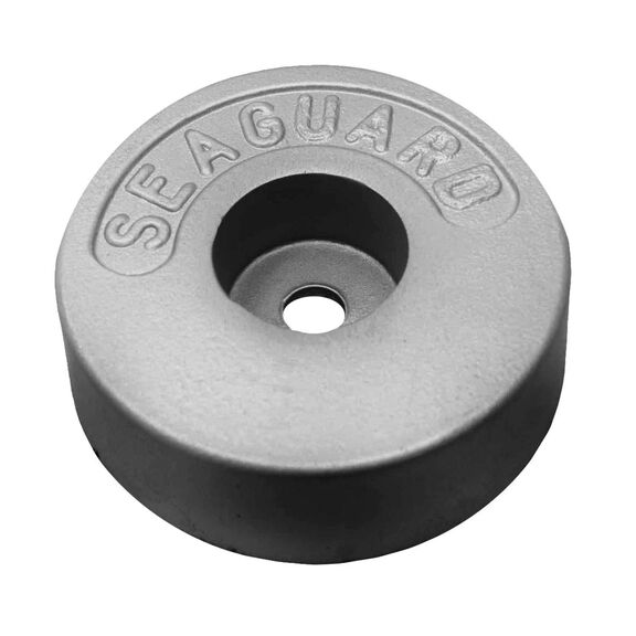 Aluminum Round Plate Flange Anode, 0.59" x 4.92" x 1.5" image number 0