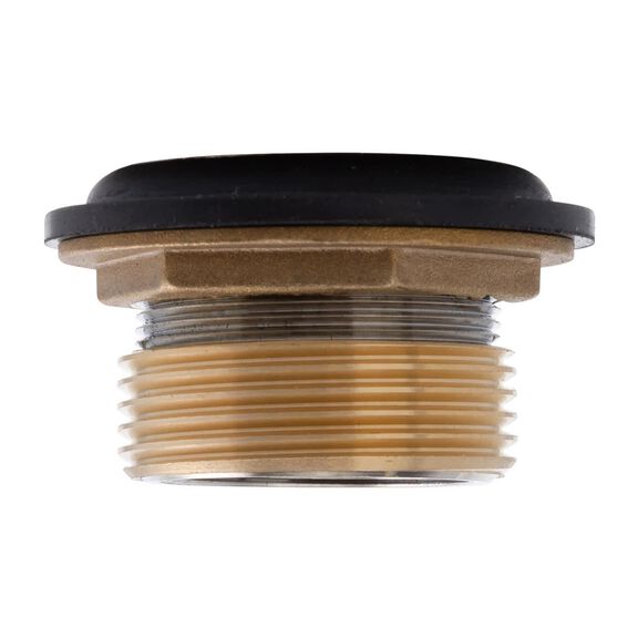 1-1/2" Drain, Flip Drain with Overflow, Straight, 1-1/4"-M Thread Adapter Chrome image number 4