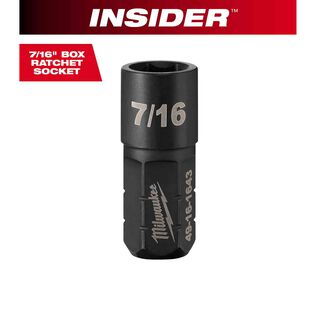 INSIDER&trade; Box Ratchet Socket 6 Point 7/16"