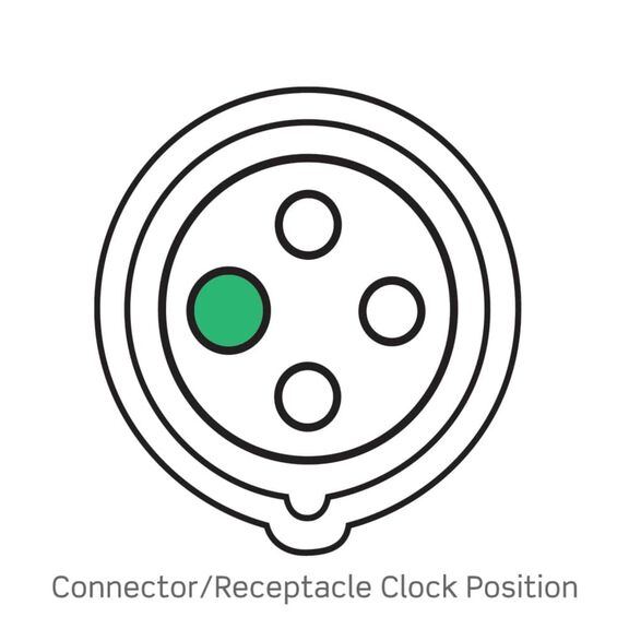 100 Amp 120/208 Volt 3-Phase, 4P, 5W, North American Pin & Sleeve Receptacle, ABYC Certified, IEC 60309 Industrial Grade Marine Grade IP66/67/68, & IP69K Watertight image number 5