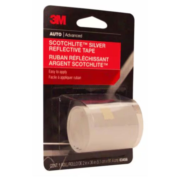 3M Scotchlite Reflective Tape, 03456, 2" x 36", 24 per case image number 0