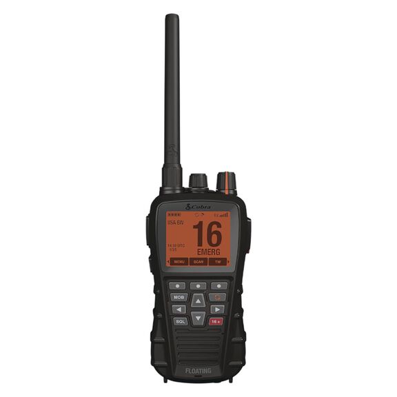 Cobra BlueBound 650 VHF Handheld Marine Radio - Black image number 0