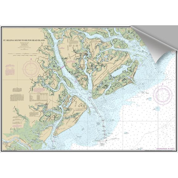 Hilton Head Island Decorative Nautical Chart image number 0