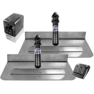 Classic Hydraulic Trim Tab System, 24" x 12", Fits Boats: 25' - 30'