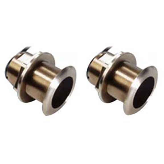 AIRMAR B175LH Low/High CHIRP 0&deg; Tilt Bronze Thru-Hull Transducer Pair image number 0