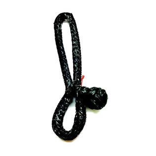 6 x 90 x 40mm Black Anchored Soft Shackle