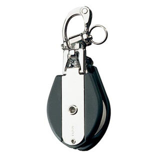 24' Boat Size Snatch Block with Trunnion