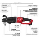 M18 FUEL&trade; Super Hawg&trade; 1/2 in. Right Angle Drill image number 1