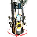 17 Round Spinning Rod Rack with Storage Capacity image number 0