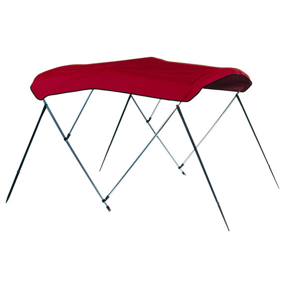 3-Bow Round Tube Bimini Complete Top Kit, 72" L x 46" T&nbsp;, Fits Between 67 & 72" Width image number 0