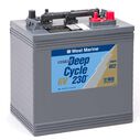 6V Group GC2 Deep Cycle Marine Battery, 230 Amp Hours, 780 Cold Cranking Amps, 975 Marine Cranking Amps, 448 Reserve Minutes image number 0