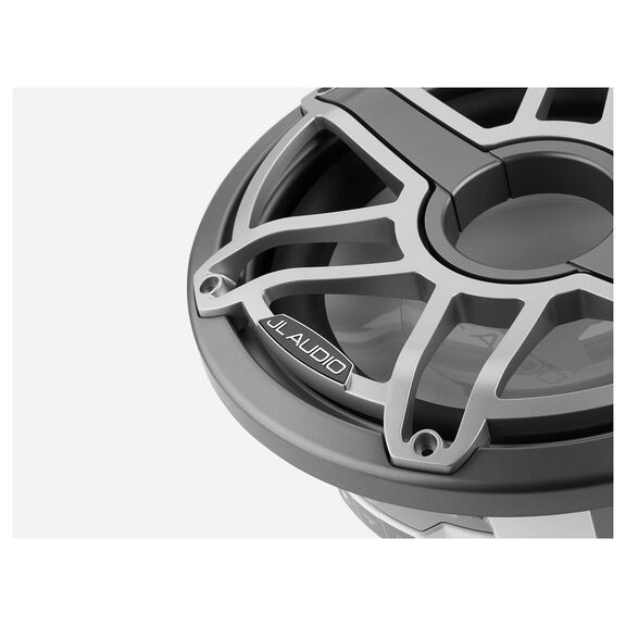 M7-12IB-S-GmTi-4 12" Marine Subwoofer Driver, Gunmetal Trim Ring, Titanium Sport Grille image number 4