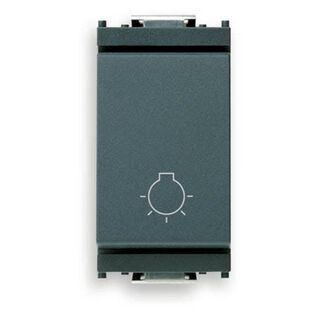 Vimar Idea Momentary Switch with Luminescent Indicator, 16A, White