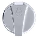 Trinidad Recessed Control Valve Cold Only, Arctic White Cup with Stainless Steel Lid, Chrome Trinidad Handle image number 4