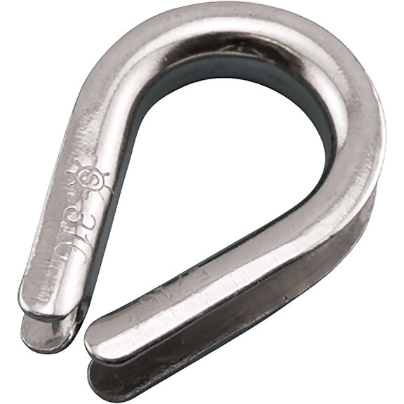 5/8" Stainless Steel Heavy Duty Thimble image number 0