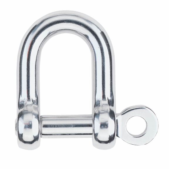 6mm Stainless Steel Forged "D" Shackle with 1/4" Pin image number 0