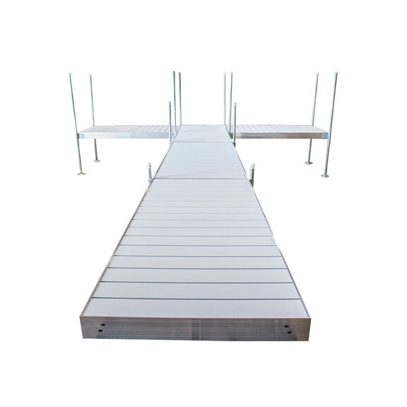 T-Shaped Aluminum Frame with Aluminum Platinum Series Decking Complete Dock Packages image number 3