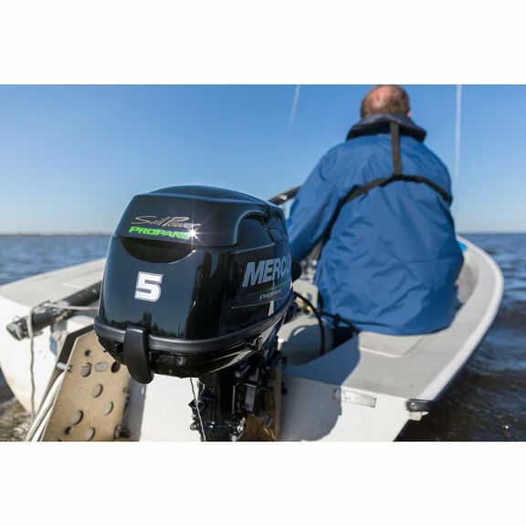 5hp Propane Sail Power Outboard, 20" Shaft image number 3