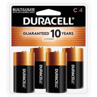 Coppertop C Battery, 4-Pack