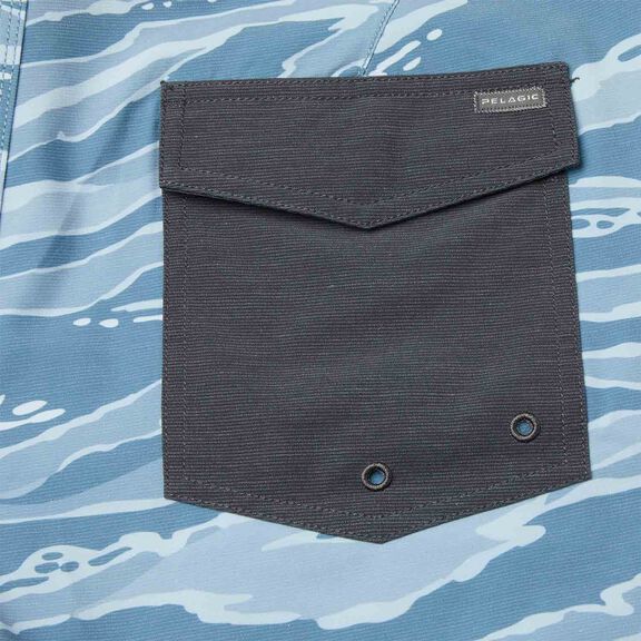 Men's Ledge Wahoo Camo Board Shorts image number 6