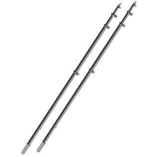 Deluxe Aluminum Tele-Outrigger Pole, 18', Pair