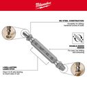 M2 Steel Screw Extractor Set, 4 Piece image number 1
