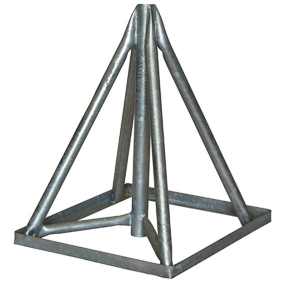 28" to 42" Galvanized Keel Stand Base image number 0