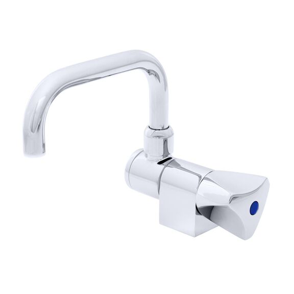 Trinidad Folding Faucet, Cold Only, Angled Spout, Chrome image number 3
